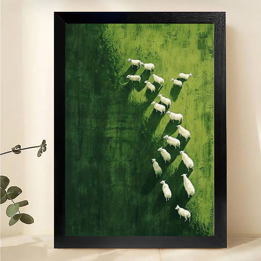 W0054 Natural Wood Canvas – High-Quality Abstract Art | Perfect for Living Room & Office