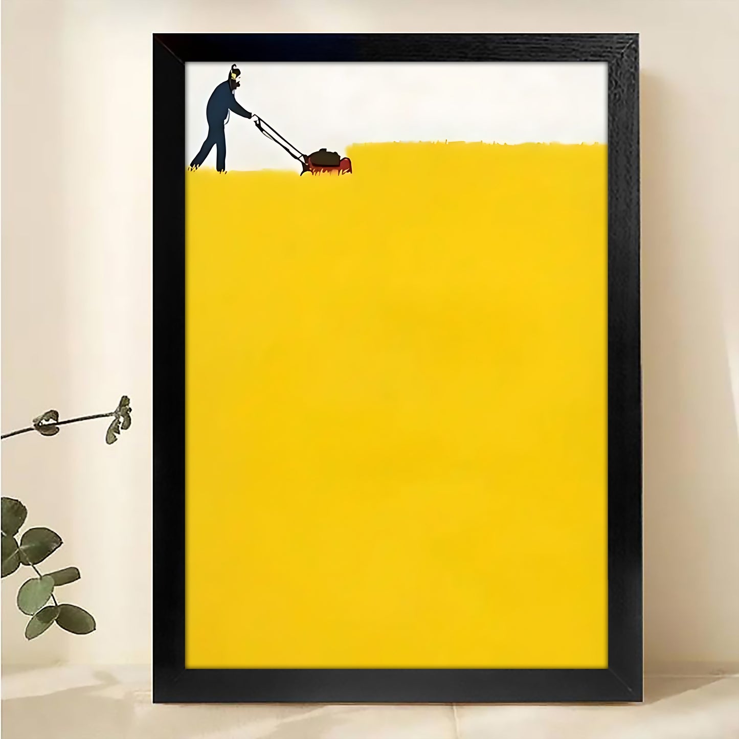 W006 Natural Wood Canvas – High-Quality Abstract Art | Perfect for Living Room & Office