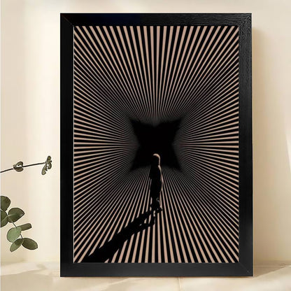 W0058 Natural Wood Canvas – High-Quality Abstract Art | Perfect for Living Room & Office