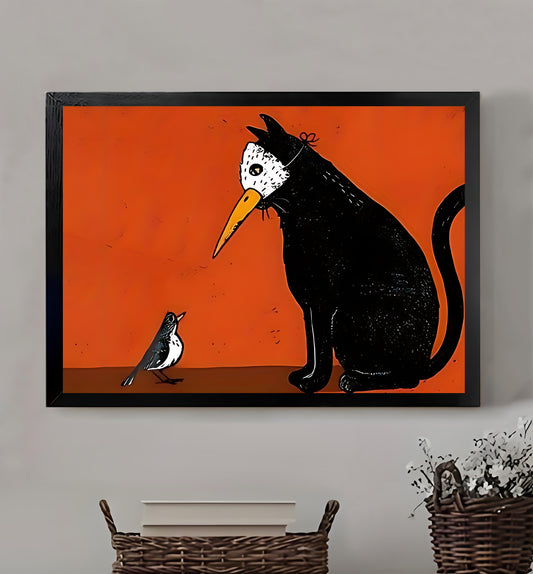 W383 Natural Wood Grain Canvas Decorative Painting – High-Quality Abstract Art | Ideal for Living Rooms and Offices