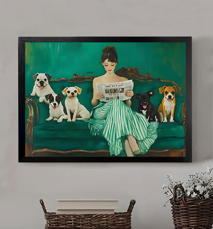 W170  Natural Wood Canvas – High-Quality Abstract Art | Perfect for Living Room & Office