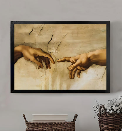 W443 Natural Wood Grain Canvas Decorative Painting – High-Quality Abstract Art | Ideal for Living Rooms and Offices