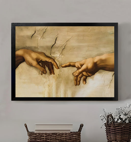 W443 Natural Wood Grain Canvas Decorative Painting – High-Quality Abstract Art | Ideal for Living Rooms and Offices