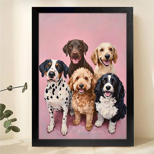 W377 Natural Wood Grain Canvas Decorative Painting – High-Quality Abstract Art | Ideal for Living Rooms and Offices