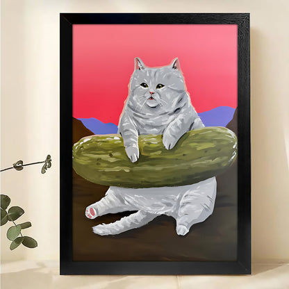 W339 Natural Wood Canvas – High-Quality Abstract Art | Perfect for Living Room & Office