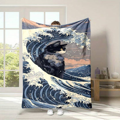 T007 Flannel Blanket for Bed, Couch, Recliner & Travel - All-Season Comfort, -Pilling, Suitable for Adults and Teens