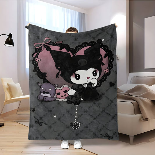 T076 Flannel Blanket for Bed, Couch, Recliner & Travel - All-Season Comfort, -Pilling, Suitable for Adults and Teens