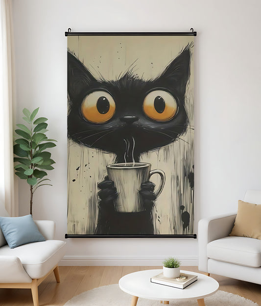 H011 Oil Canvas Scroll Painting – Classic Artwork for Living Spaces| Wallcow