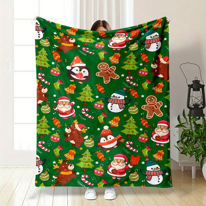 T002 Flannel Blanket for Bed, Couch, Recliner & Travel - All-Season Comfort, -Pilling, Suitable for Adults and Teens