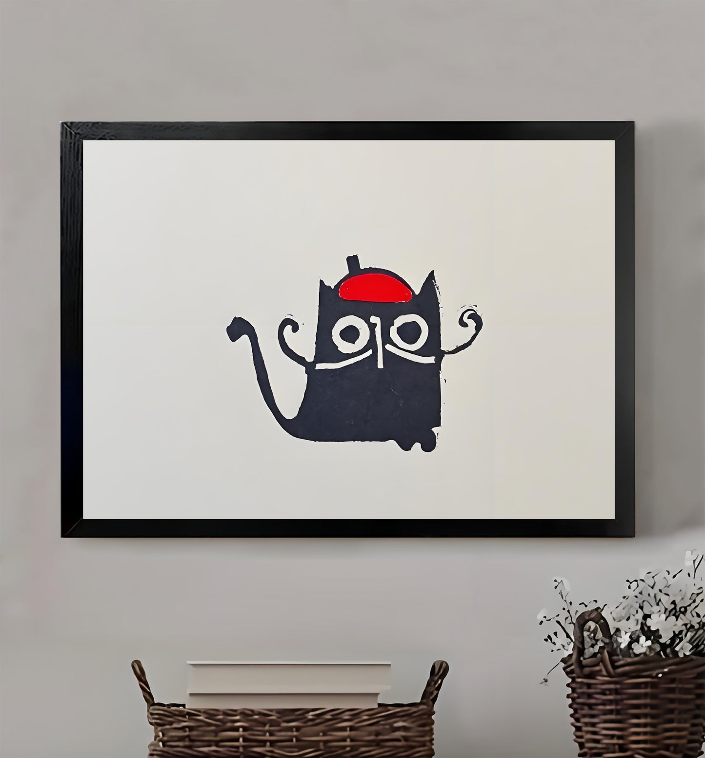 W365 Natural Wood Canvas – High-Quality Abstract Art | Perfect for Living Room & Office