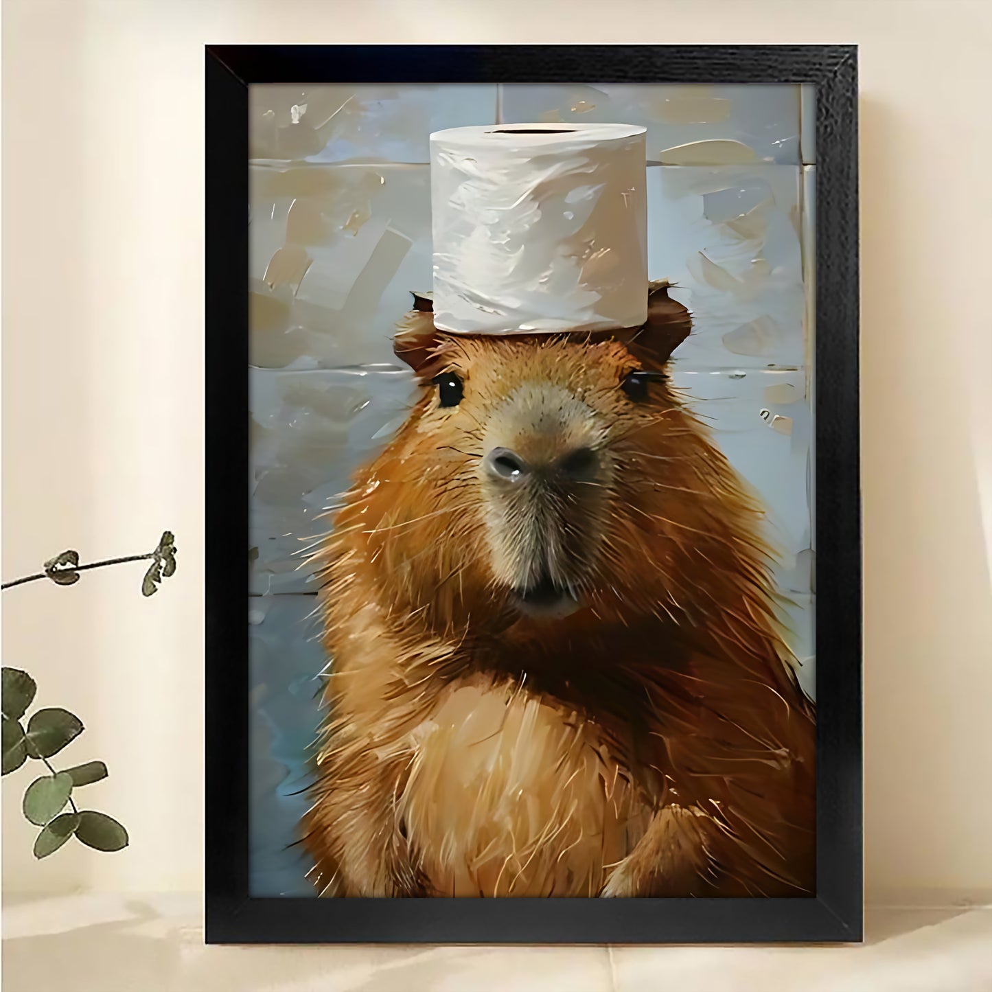 W373 Natural Wood Canvas – High-Quality Abstract Art | Perfect for Living Room & Office