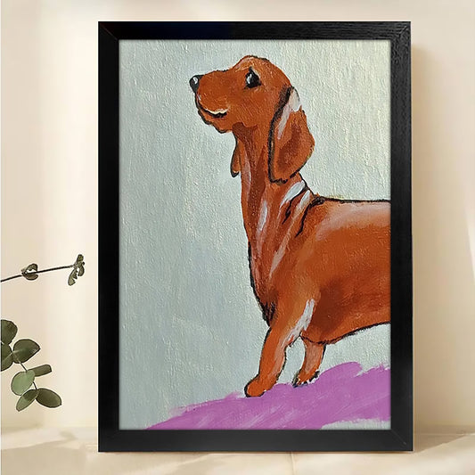 W342 Natural Wood Canvas – High-Quality Abstract Art | Perfect for Living Room & Office