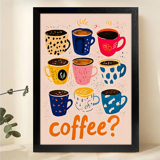 W245 Natural Wood Canvas – High-Quality Abstract Art | Perfect for Living Room & Office