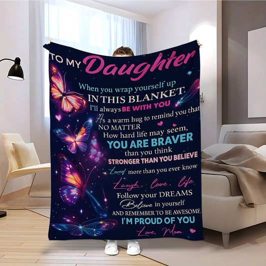 T074 Flannel Blanket for Bed, Couch, Recliner & Travel - All-Season Comfort, -Pilling, Suitable for Adults and Teens