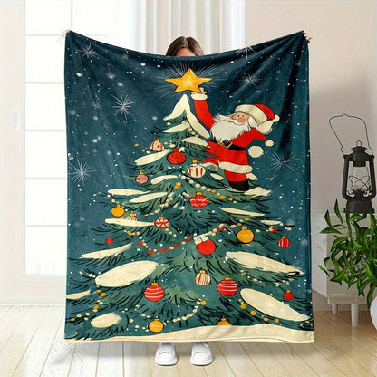 T009 Flannel Blanket for Bed, Couch, Recliner & Travel - All-Season Comfort, -Pilling, Suitable for Adults and Teens