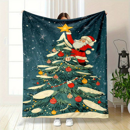 T009 Flannel Blanket for Bed, Couch, Recliner & Travel - All-Season Comfort, -Pilling, Suitable for Adults and Teens