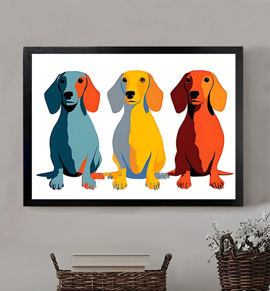 W470 Natural Wood Grain Canvas Decorative Painting – High-Quality Abstract Art | Ideal for Living Rooms and Offices