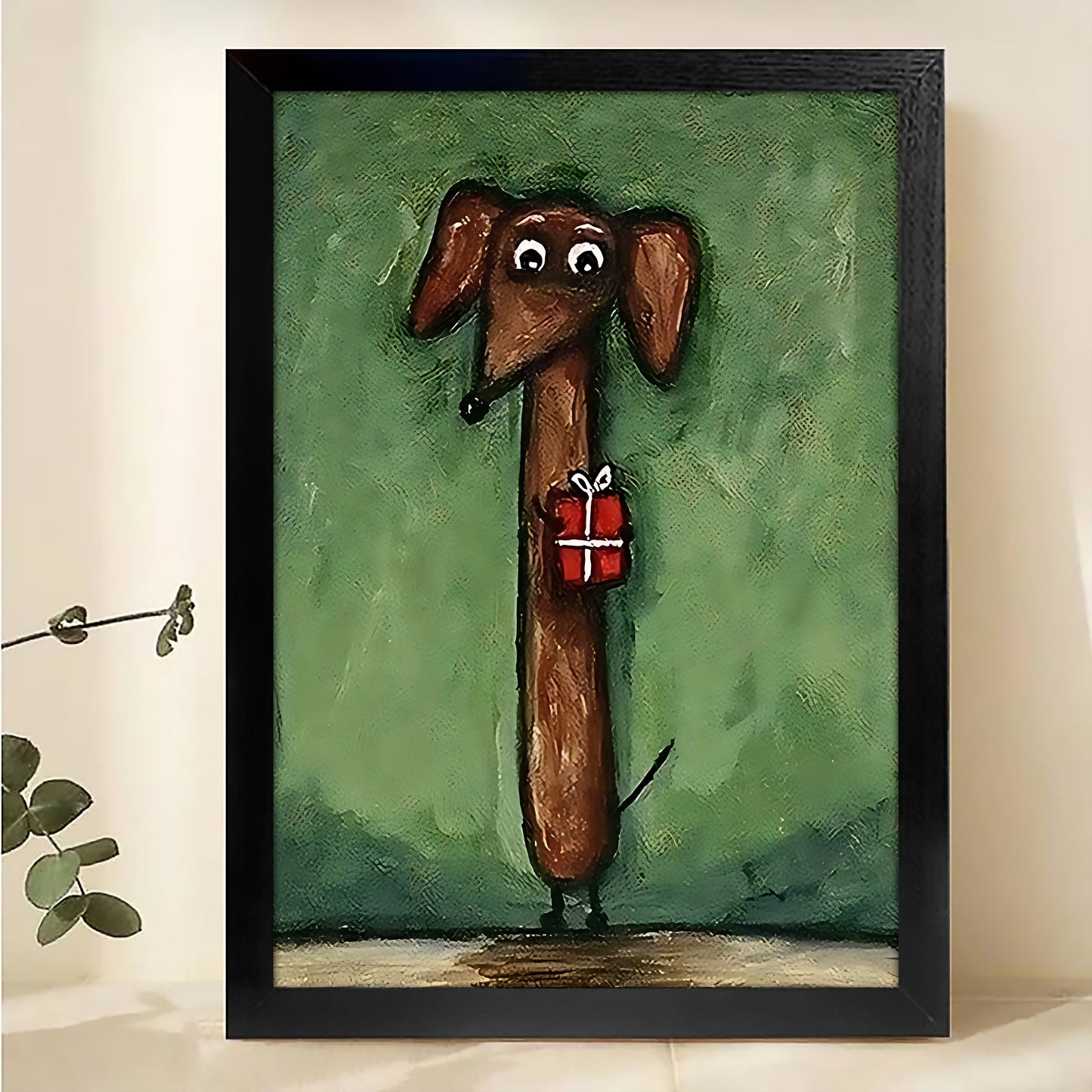 W178  Natural Wood Canvas – High-Quality Abstract Art | Perfect for Living Room & Office