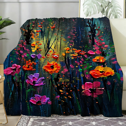 T068 Flannel Blanket for Bed, Couch, Recliner & Travel - All-Season Comfort, -Pilling, Suitable for Adults and Teens