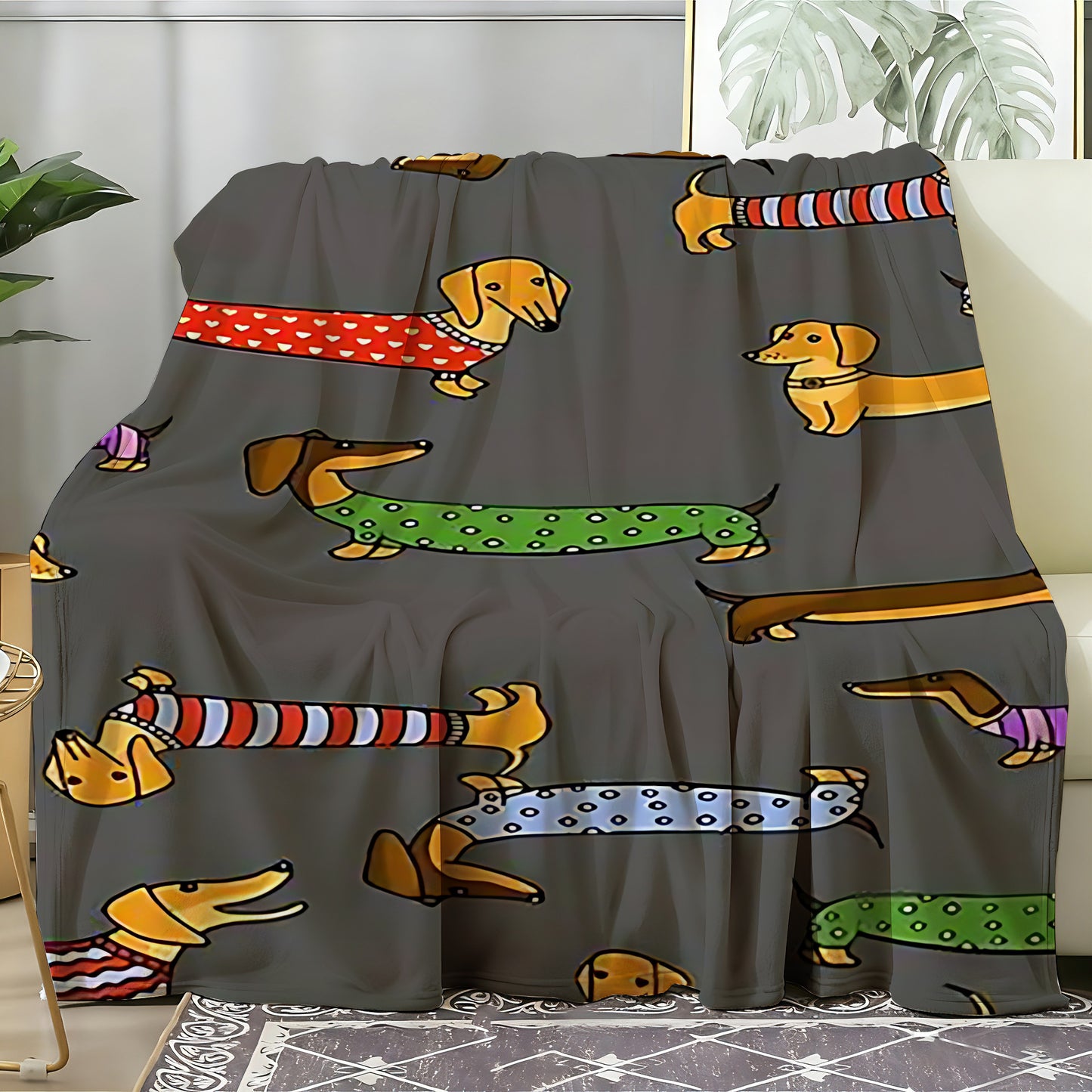 T080 Flannel Blanket for Bed, Couch, Recliner & Travel - All-Season Comfort, -Pilling, Suitable for Adults and Teens