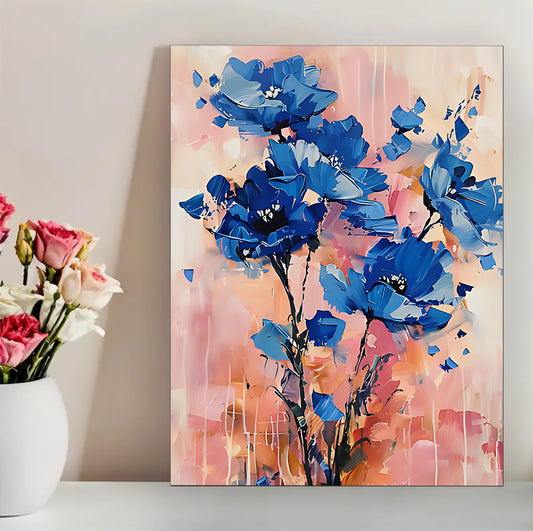 12x16 Pink Peony Floral Canvas Art – Elegant Botanical Print for Bedroom & Entryway |  Wallcow #F2020