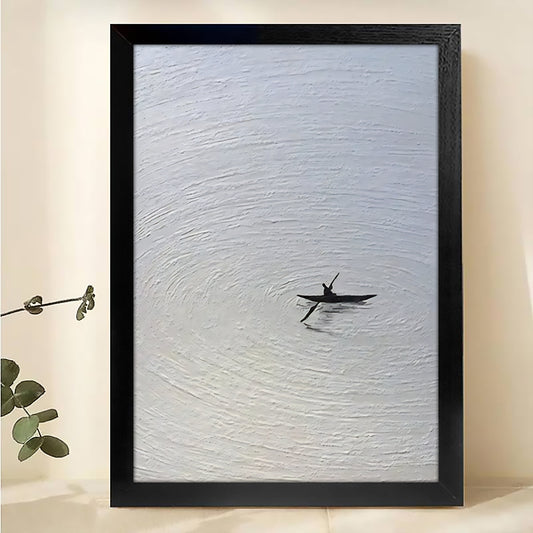 W0046 Natural Wood Canvas – High-Quality Abstract Art | Perfect for Living Room & Office