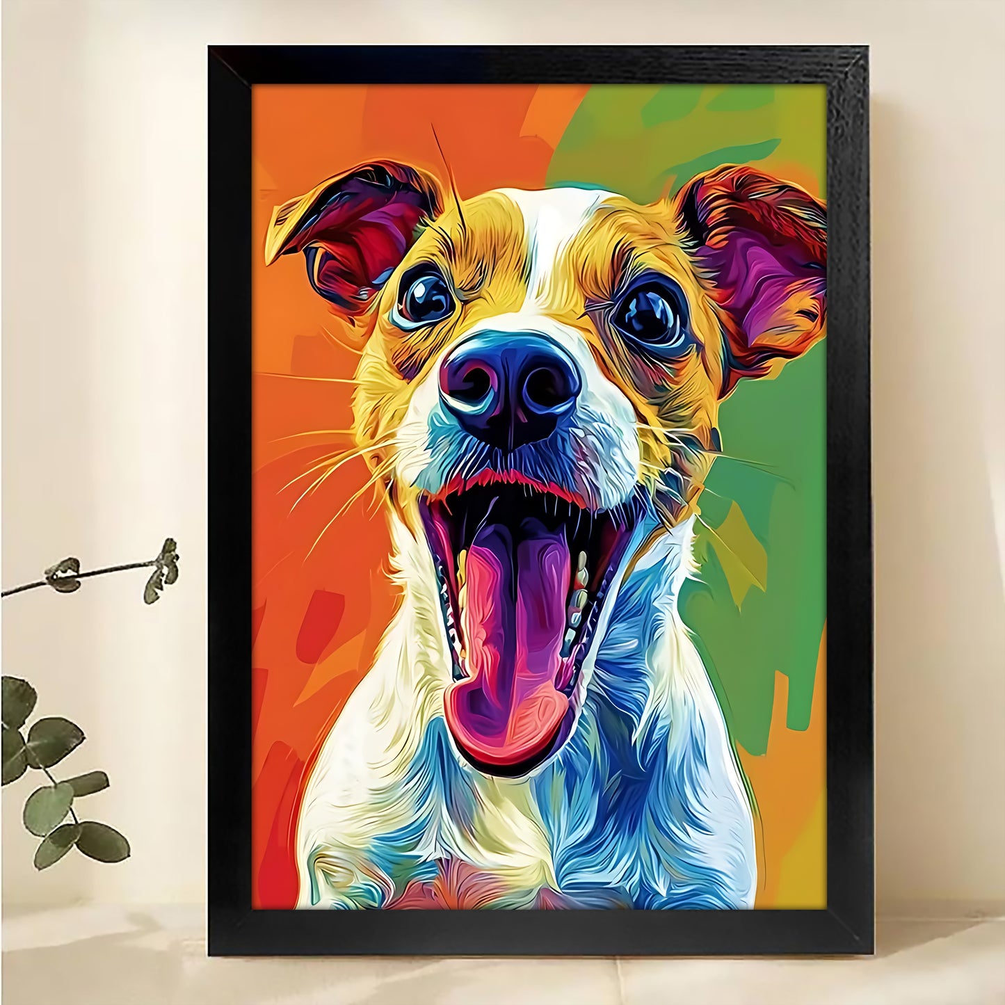 W188  Natural Wood Canvas – High-Quality Abstract Art | Perfect for Living Room & Office