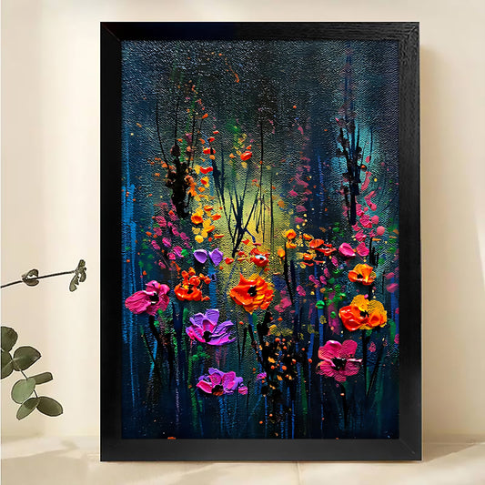 W290 Natural Wood Canvas – High-Quality Abstract Art | Perfect for Living Room & Office