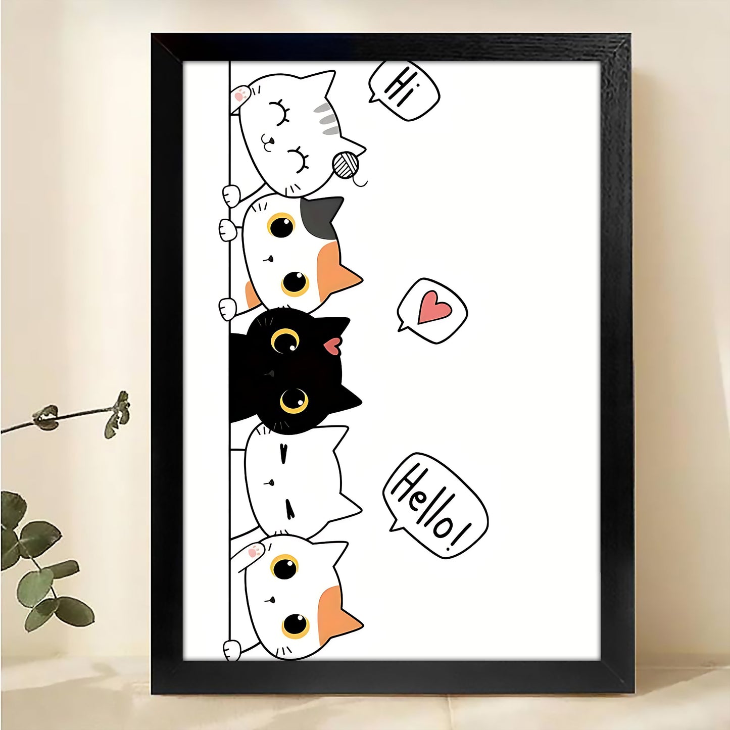 W340Natural Wood Canvas – High-Quality Abstract Art | Perfect for Living Room & Office