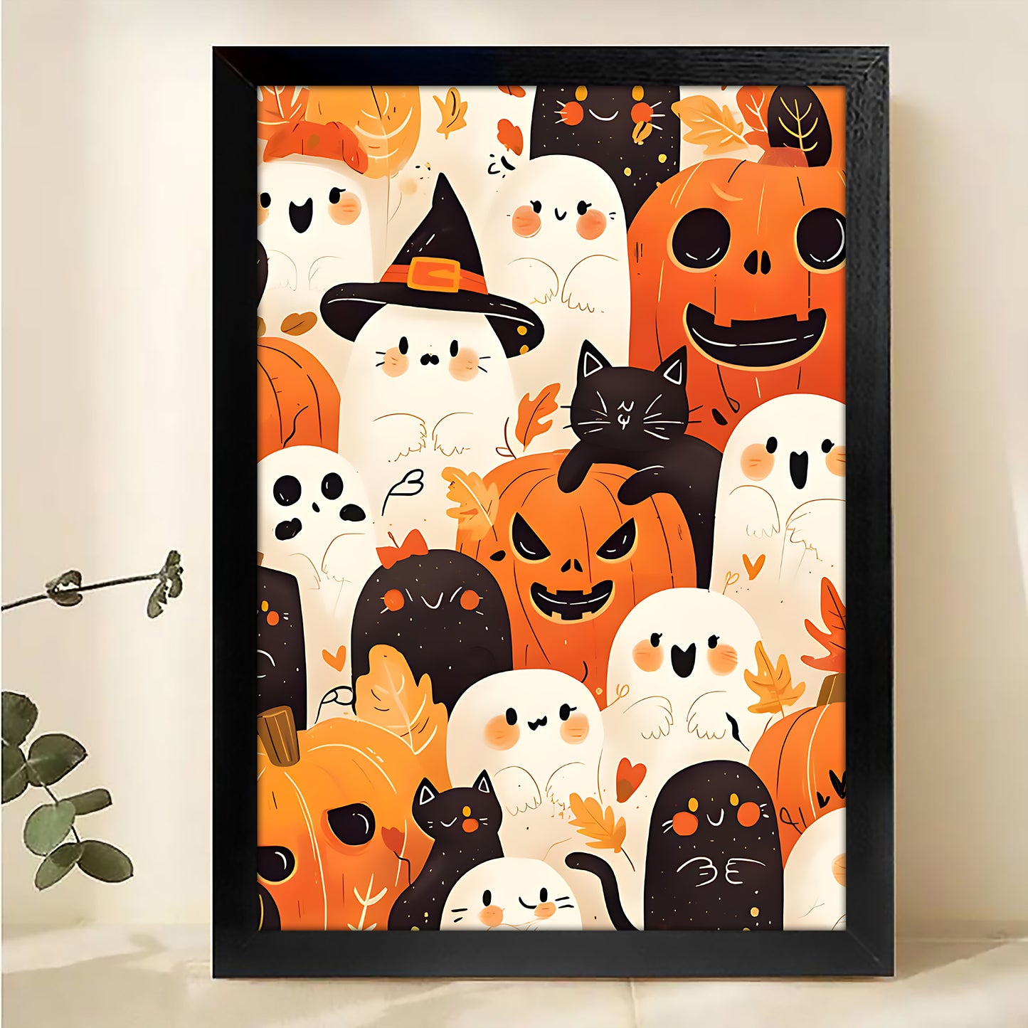 W264 Natural Wood Canvas – High-Quality Abstract Art | Perfect for Living Room & Office