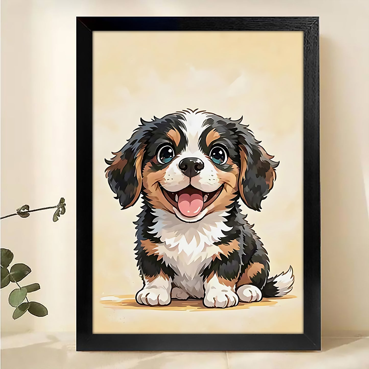 W269 Natural Wood Canvas – High-Quality Abstract Art | Perfect for Living Room & Office