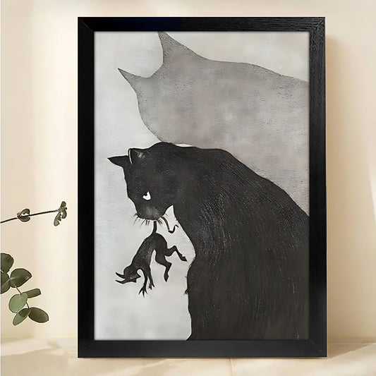 W333 Natural Wood Canvas – High-Quality Abstract Art | Perfect for Living Room & Office