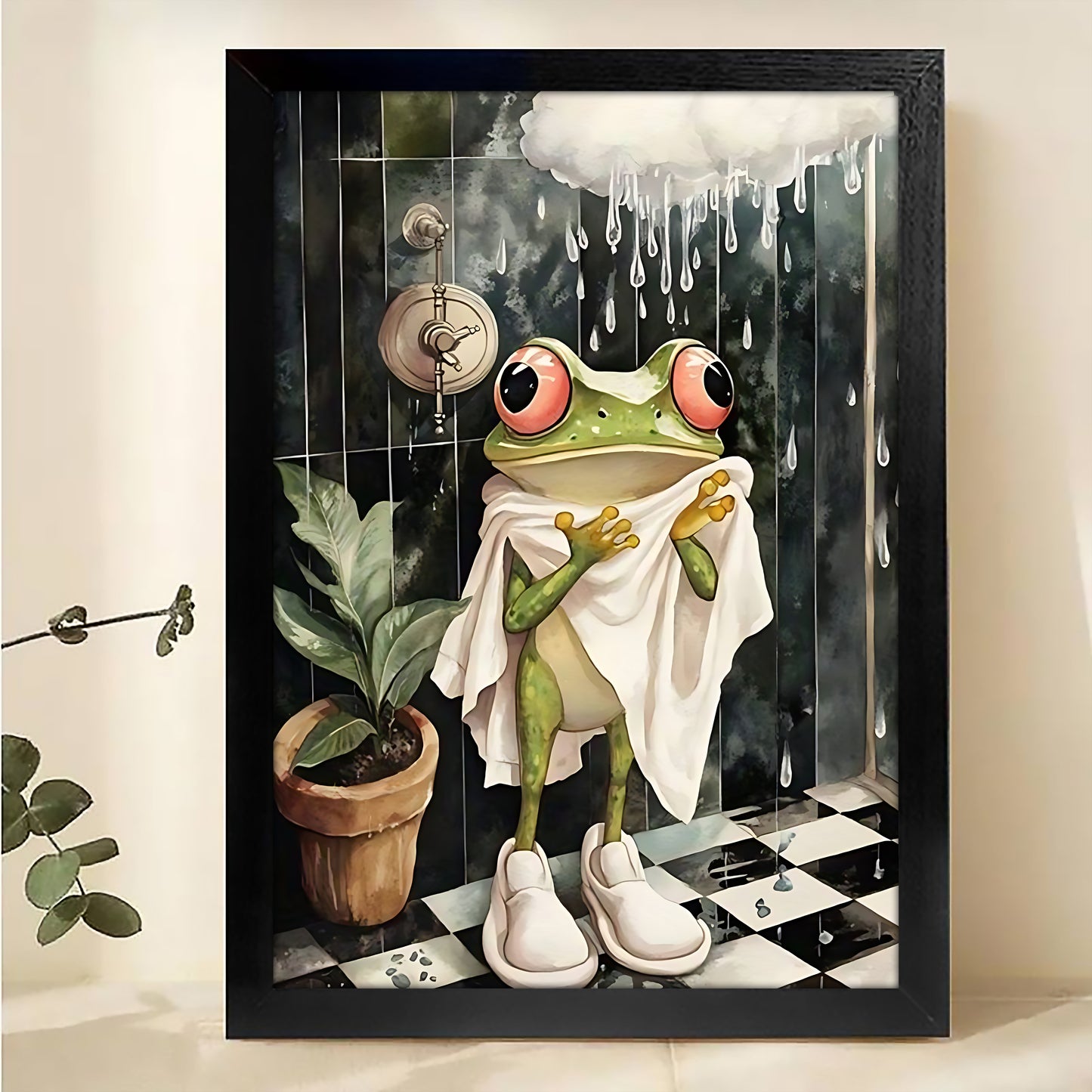 W378 Natural Wood Grain Canvas Decorative Painting – High-Quality Abstract Art | Ideal for Living Rooms and Offices