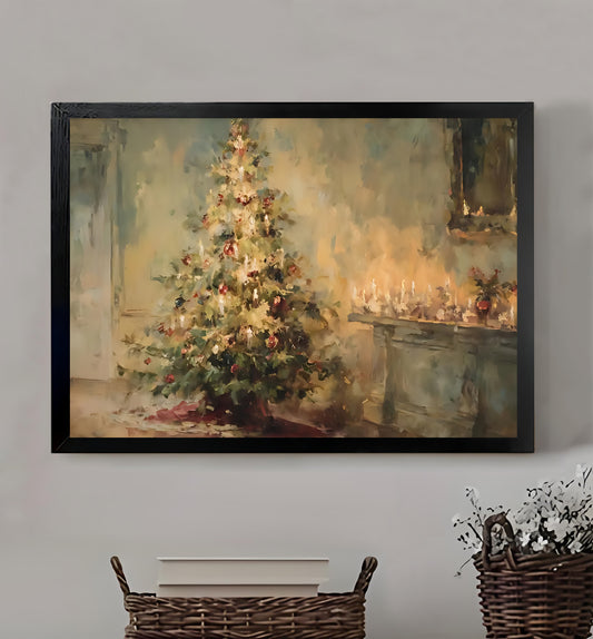 W433 Natural Wood Grain Canvas Decorative Painting – High-Quality Abstract Art | Ideal for Living Rooms and Offices