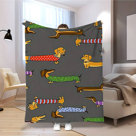 T080 Flannel Blanket for Bed, Couch, Recliner & Travel - All-Season Comfort, -Pilling, Suitable for Adults and Teens