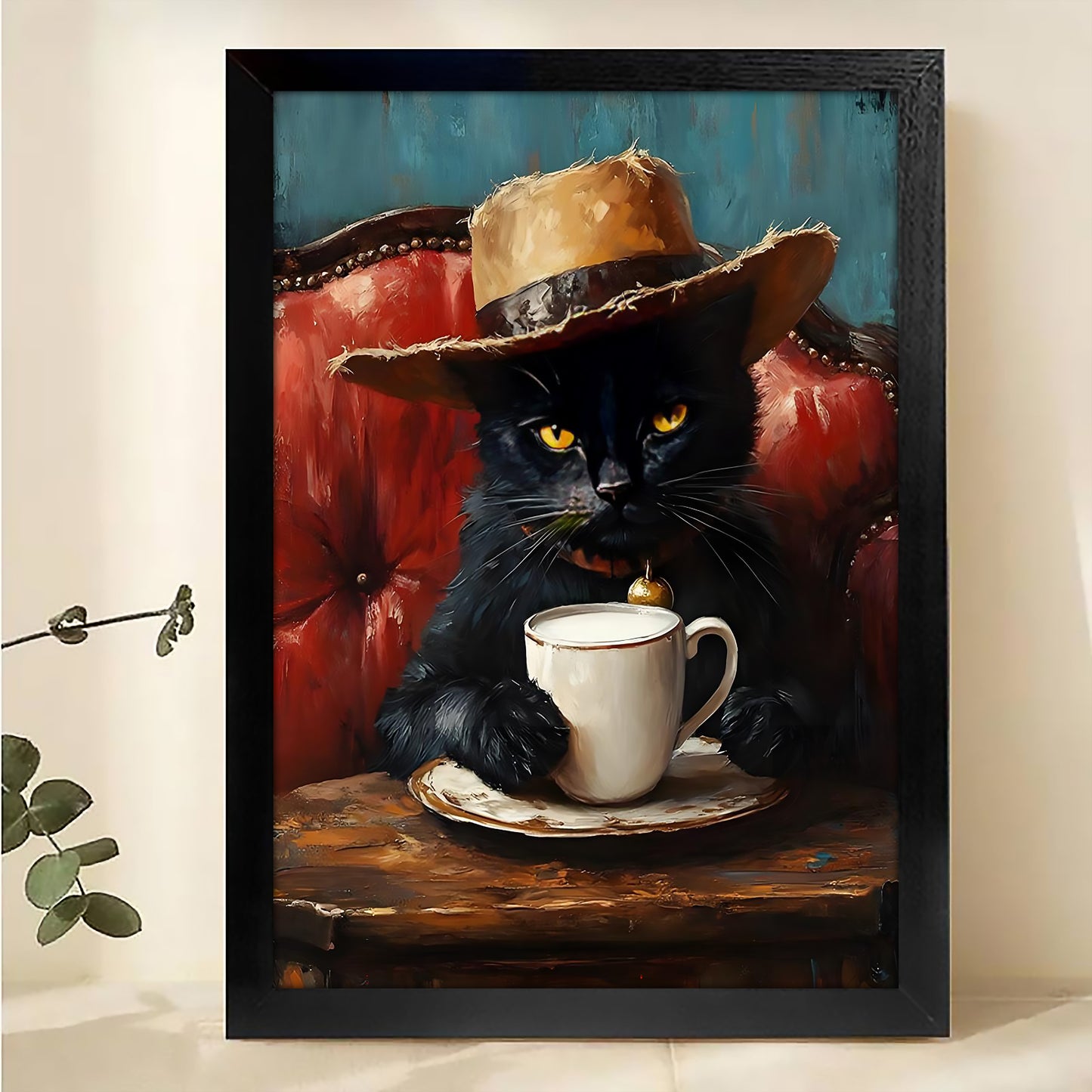 W318 Natural Wood Canvas – High-Quality Abstract Art | Perfect for Living Room & Office