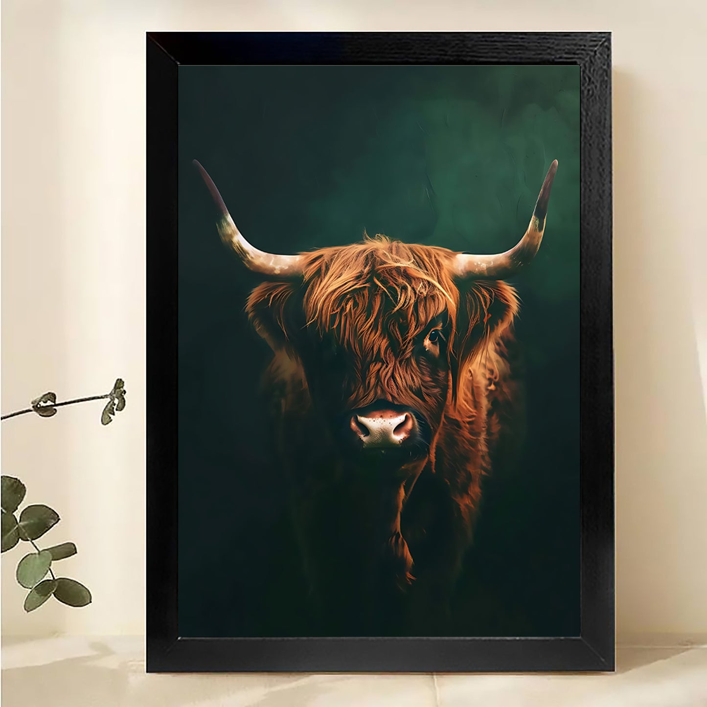 W028 Natural Wood Canvas – High-Quality Abstract Art | Perfect for Living Room & Office