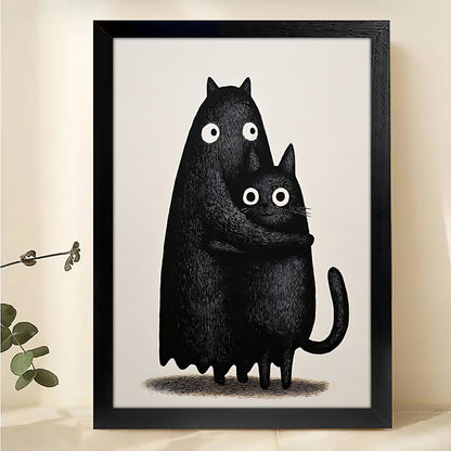 W285 Natural Wood Canvas – High-Quality Abstract Art | Perfect for Living Room & Office