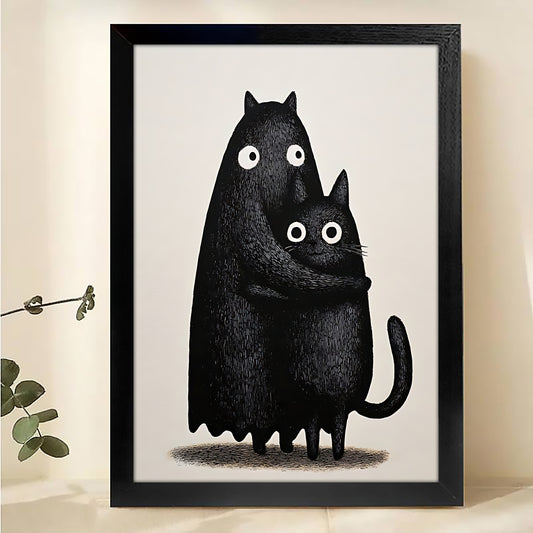 W285 Natural Wood Canvas – High-Quality Abstract Art | Perfect for Living Room & Office