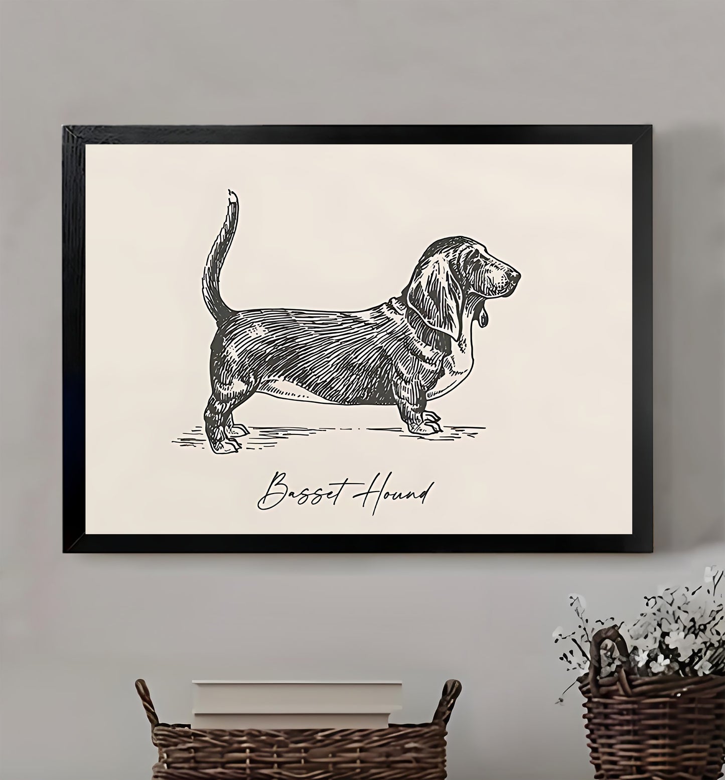 W384 Natural Wood Grain Canvas Decorative Painting – High-Quality Abstract Art | Ideal for Living Rooms and Offices