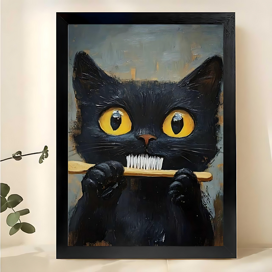 W315 Natural Wood Canvas – High-Quality Abstract Art | Perfect for Living Room & Office