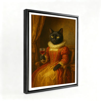 Custom Royal Court Pet Portrait – Make Your Cat Look Like Royalty