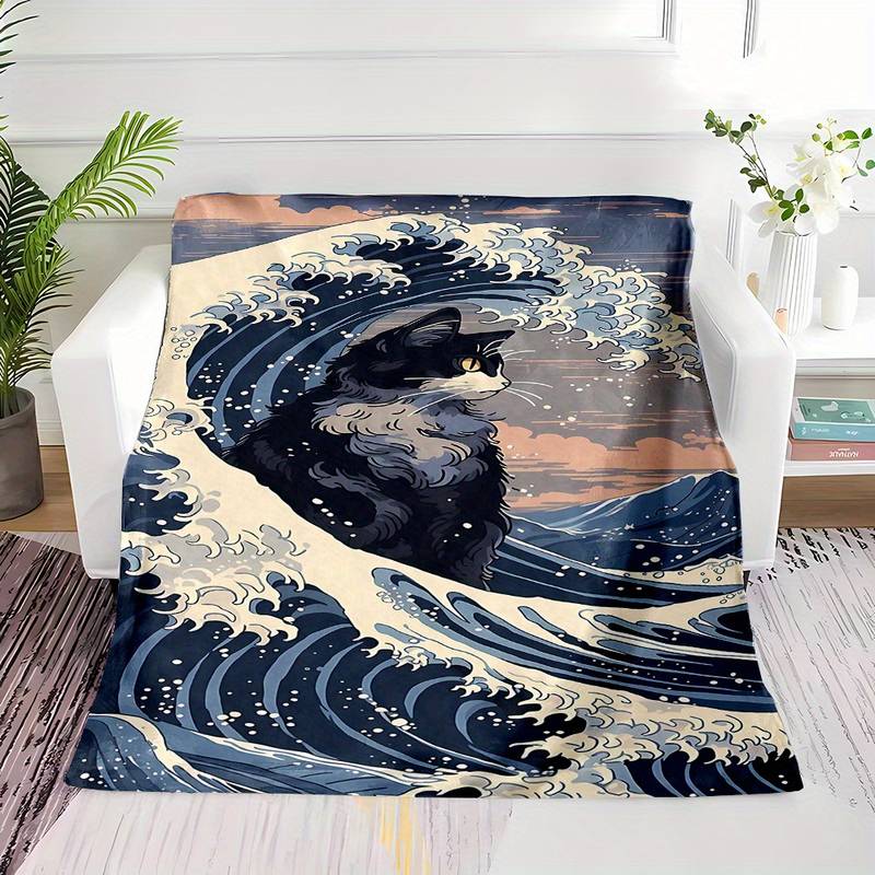 T007 Flannel Blanket for Bed, Couch, Recliner & Travel - All-Season Comfort, -Pilling, Suitable for Adults and Teens