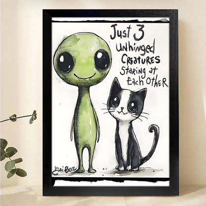 W402 Natural Wood Grain Canvas Decorative Painting – High-Quality Abstract Art | Ideal for Living Rooms and Offices