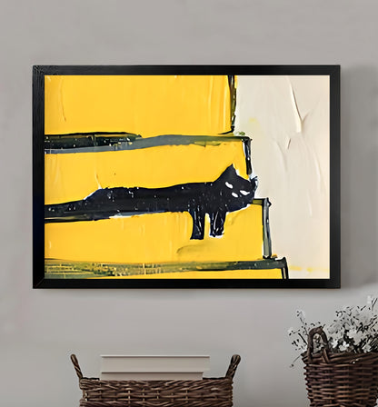 W422 Natural Wood Grain Canvas Decorative Painting – High-Quality Abstract Art | Ideal for Living Rooms and Offices