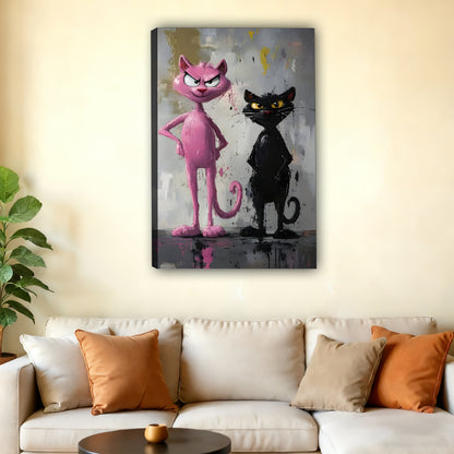 W425 Natural Wood Grain Canvas Decorative Painting – High-Quality Abstract Art | Ideal for Living Rooms and Offices