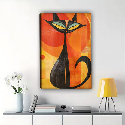 W490 Natural Wood Grain Canvas Decorative Painting – High-Quality Abstract Art | Ideal for Living Rooms and Offices