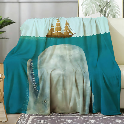 T063 Flannel Blanket for Bed, Couch, Recliner & Travel - All-Season Comfort, -Pilling, Suitable for Adults and Teens