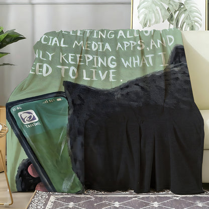 T058 Flannel Blanket for Bed, Couch, Recliner & Travel - All-Season Comfort, -Pilling, Suitable for Adults and Teens