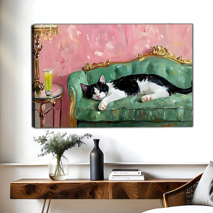 W437 Natural Wood Grain Canvas Decorative Painting – High-Quality Abstract Art | Ideal for Living Rooms and Offices